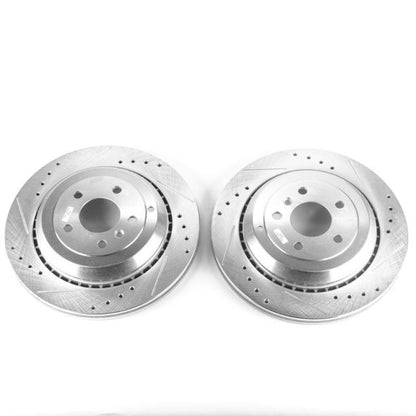 PowerStop Power Stop 05-06 Mercedes-Benz G55 AMG Rear Evolution Drilled & Slotted Rotors - Pair