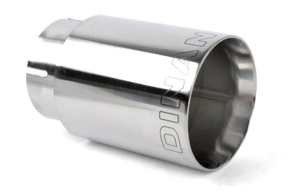 Dinan Double-Walled 4in Clamp-On Exhaust Tip - Polished - 4in Outlet / 3.25in Inlet