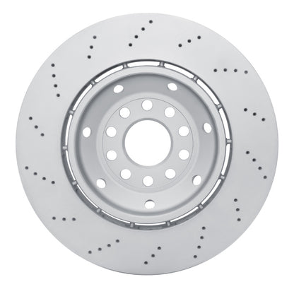 DFC 03-04 Audi RS6 Right Front Drilled Hi-Carbon Alloy Geomet Coated Rotor