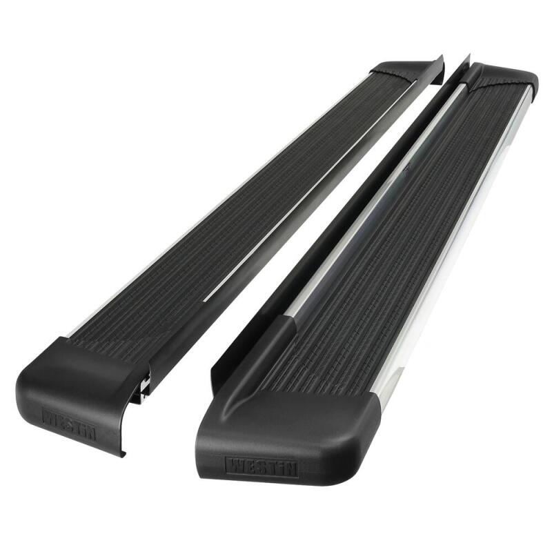 Westin SG6 Polished Aluminum Running Boards 85.50 in - Polished