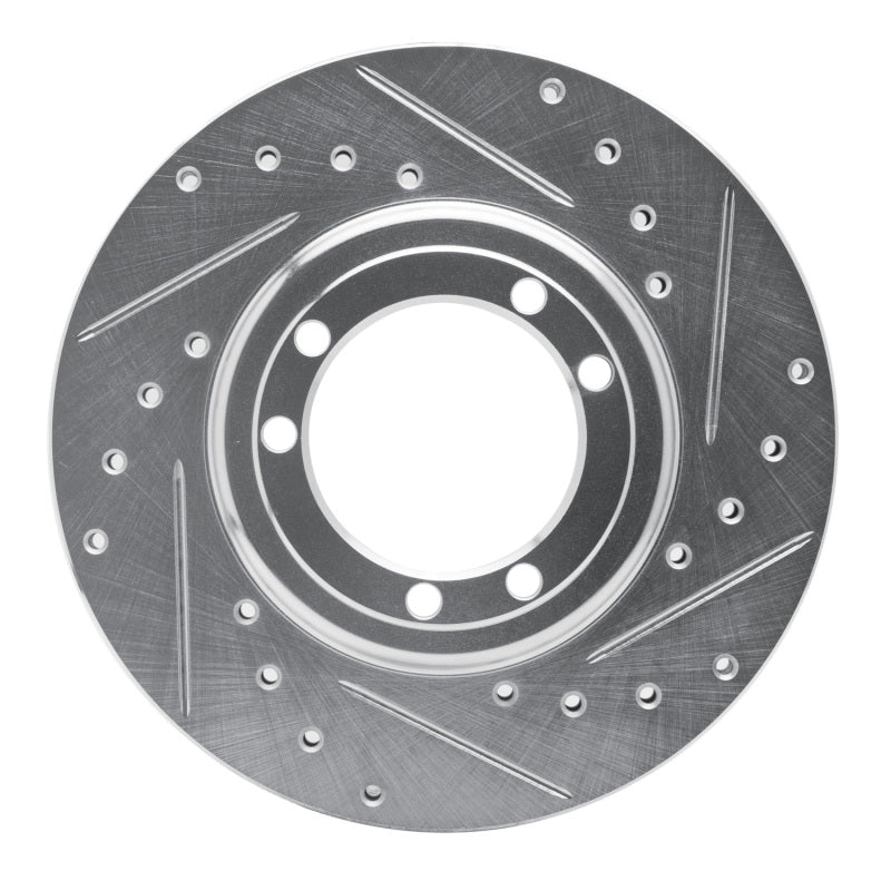 R1 Concepts R1 92-04 Hummer H1 Rear Right Front Right Drilled & Slotted Silver Brake Rotor