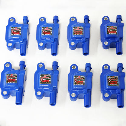Granatelli Motor Sports Granatelli 14-23 GM LT Direct Ignition Coil Packs - Blue (Set of 8)