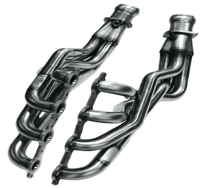 Kooks Headers Kooks 09-14 Cadillac CTS-V LSA 6.2L 1-7/8in x 3in SS Longtube Headers and Green Catted SS X-Pipe