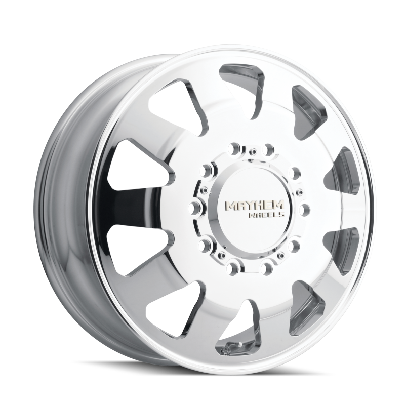 Mayhem 8181 Challenger Dually 22x8.25 / 10x225 BP / 169mm Offset / 170.1mm Hub Polished Wheel