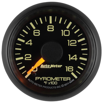 Autometer Factory Match GM 2-1/16in 1600 Degree Electric Pyrometer (EGT) Gauge