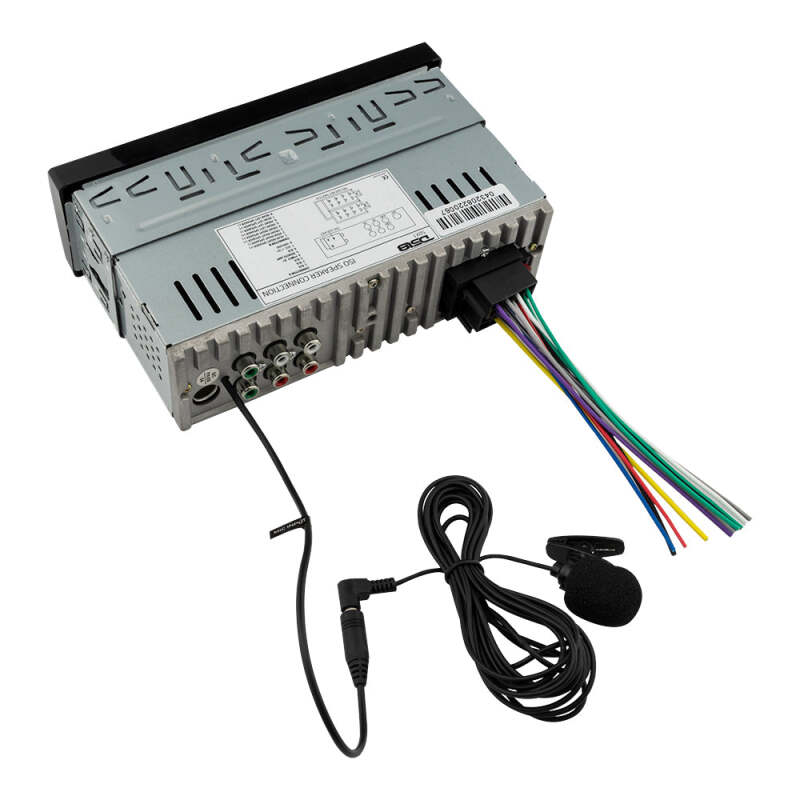 DS18 Single Din Headunit Mech-Less Player Receiver Dual USB 7 Volt Preouts