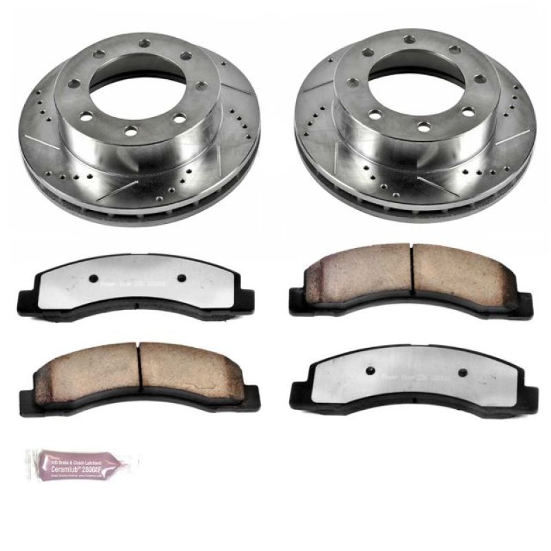 PowerStop Power Stop 1999 Ford F-250 Super Duty Front Z36 Truck & Tow Brake Kit