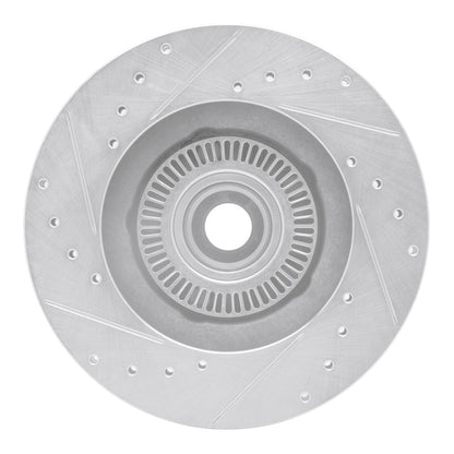 R1 Concepts R1 95-11 Ford Ranger (USA/Canada) Front Right Drilled & Slotted Silver Brake Rotor