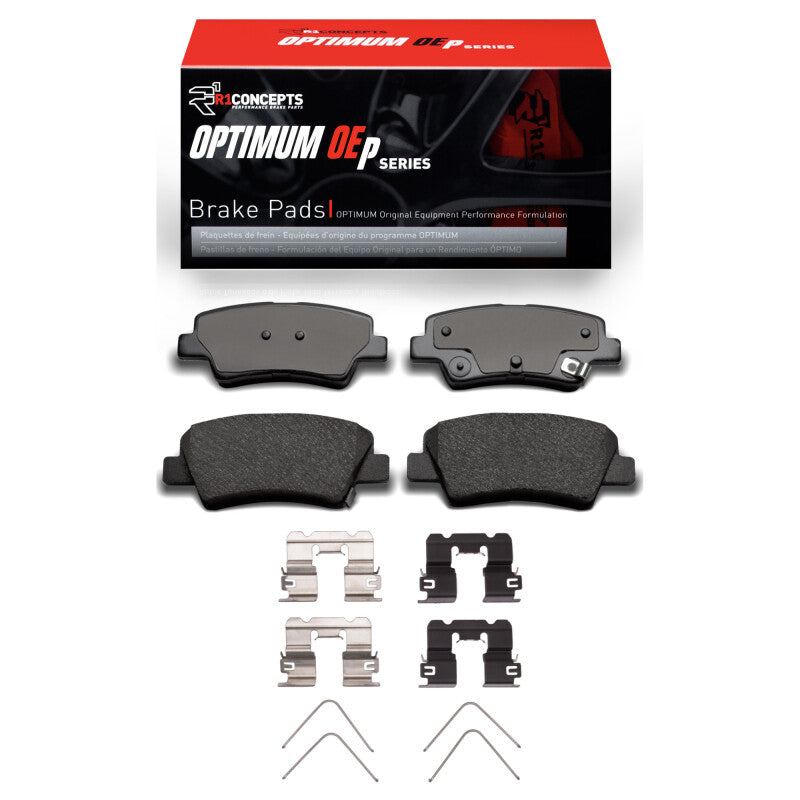 R1 Concepts R1 18-20 Hyundai Elantra GT Rear Optimum OE Pads & Hardware Kit