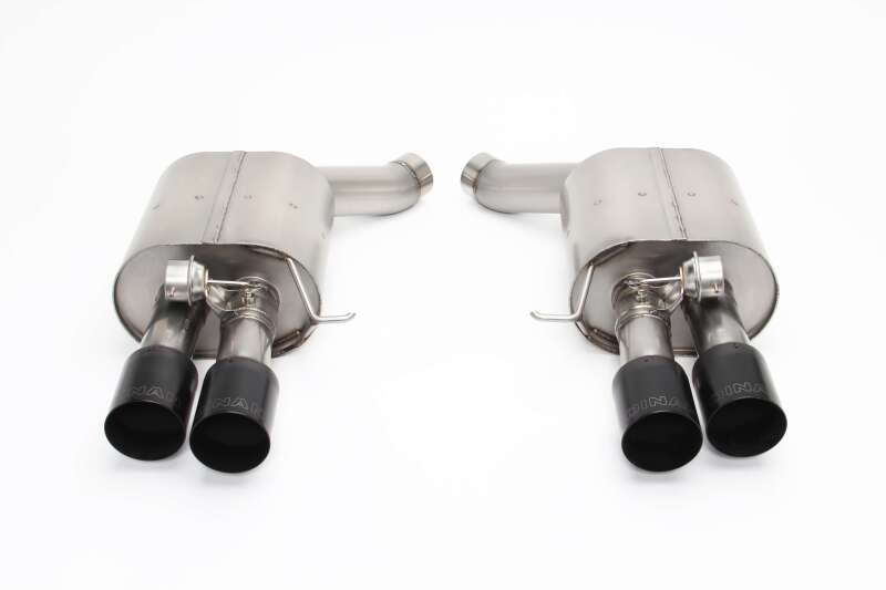 Dinan 12-19 BMW M6 (F06/F12/F13) Free Flow Axleback Exhaust System - Black Tips