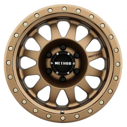 Method Wheels Method MR304 Double Standard 17x8.5 0mm Offset 6x5.5 108mm CB Method Bronze Wheel