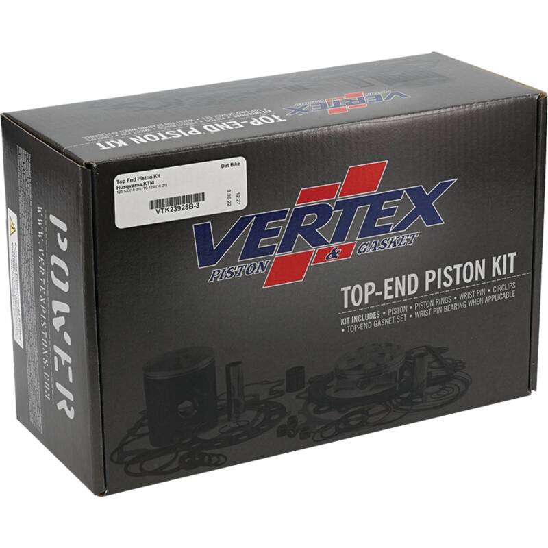 Vertex Pistons Vertex Piston 18-22 KTM 125 SX 125cc Top End Piston Kit