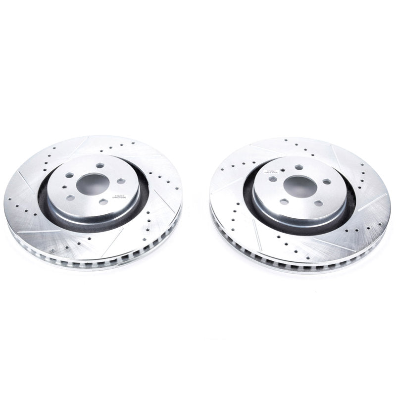 PowerStop Power Stop 19-22 Lincoln Nautilus Rear Drilled & Slotted Rotor (Pair)