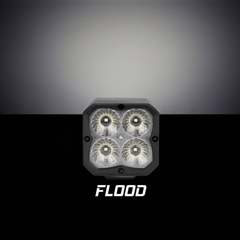 XKGLOW XK Glow XKchrome 20w LED Cube Light w/ RGB Accent Light - Flood Beam