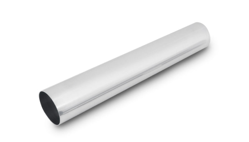 Vibrant 3in O.D. Universal Aluminum Tubing (18in long Straight Pipe) - Polished