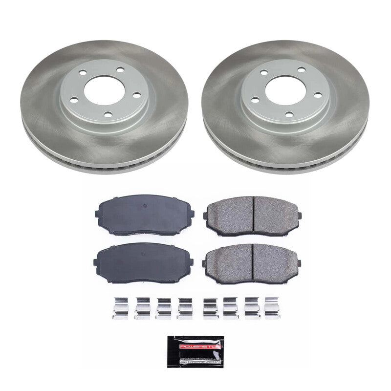 PowerStop Power Stop 07-08 Lincoln MKX Front Semi-Coated Rotor Kit