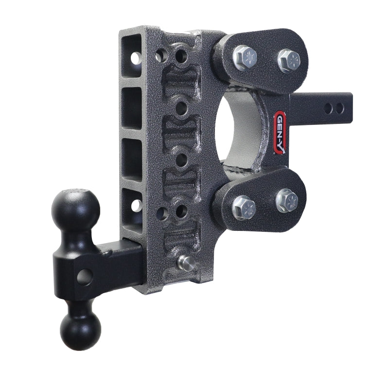 GEN-Y Hitch Gen-Y The Boss Torsion-Flex 2in Shank 7.5in Drop 1.1K TW 10K Hitch w/GH-031 Dual-Ball