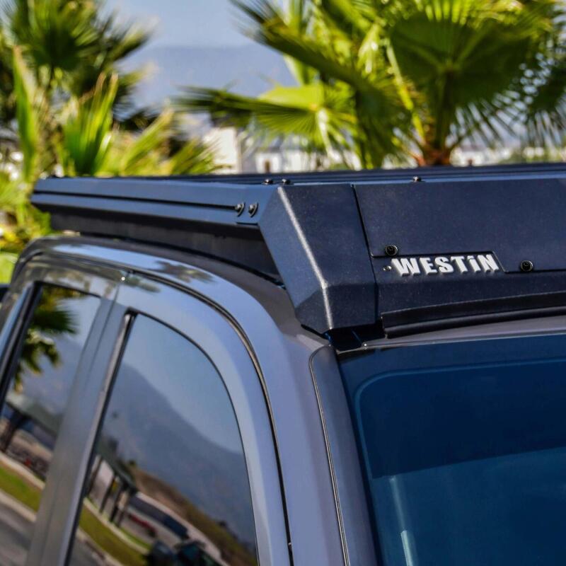 Westin 24-26 Toyota Tacoma Double Cab Mesa Roof Rack - Textured Black