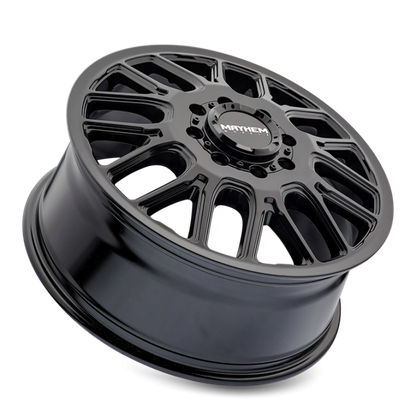 Mayhem 8107D Cogent Dually 17x6.5 / 8x165.1 BP / 125mm Offset / 121.3mm Hub Gloss Black Wheel