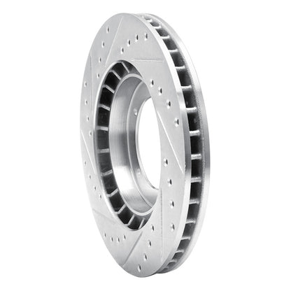 R1 Concepts R1 86-86 Porsche 944 Turbo Front Right Drilled & Slotted Silver Brake Rotor