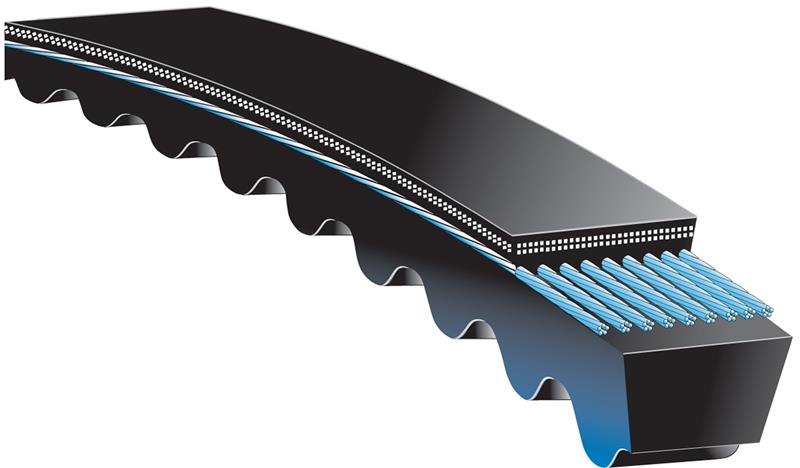 Gates Super HC Molded Notch V-Belt 3VX 3/8in x 50in