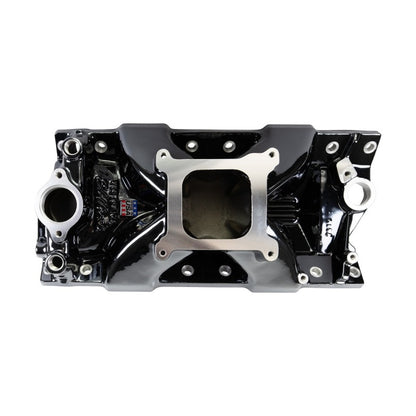 Edelbrock Chevy SB Victor Jr. 23 Degree Black Plasma Intake Manifold