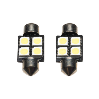 ORACLE Lighting Oracle 33MM 4 LED 3-Chip Festoon Bulbs (Pair) - Cool White