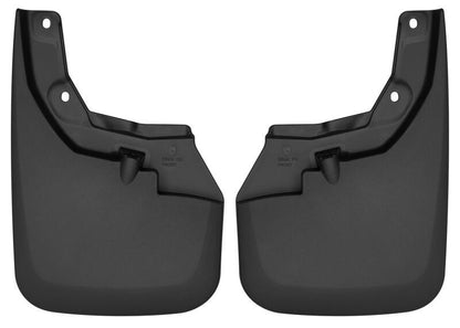 Husky Liners 16-22 Toyota Tacoma w/ OE Fender Flares Custom Molded Front Mud Guards - Black