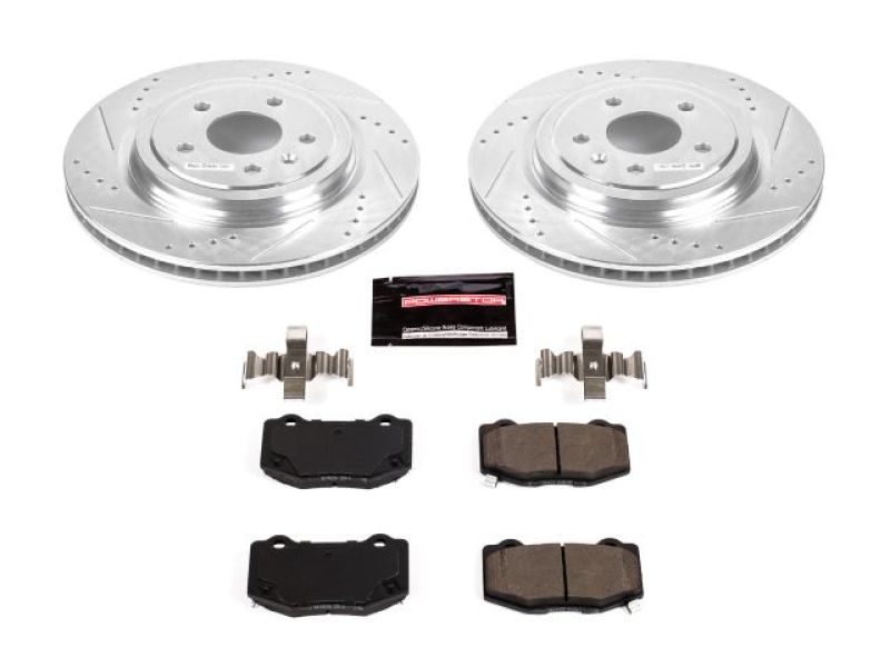PowerStop Power Stop 14-19 Chevrolet Corvette Rear Z23 Evolution Sport Brake Kit