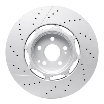 DFC 21-25 Mercedes-Benz Gle63 AMG S SUV Rear Drilled & Slotted Hi-Carbon Alloy GEOMET Coated Rotor