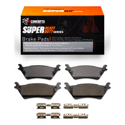 R1 Concepts R1 12-20 Ford F-150 4WD Rear Super Duty Pads & Hardware Kit