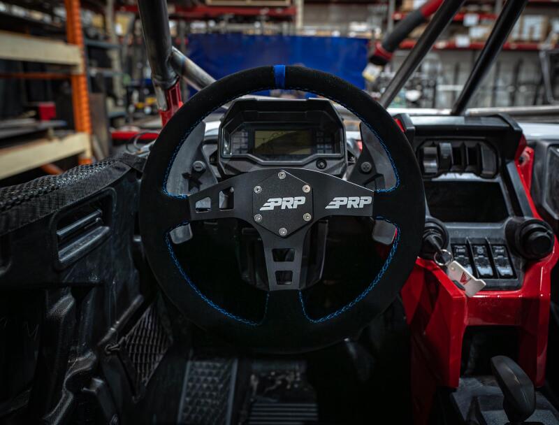 PRP Seats PRP Flat Suede Steering Wheel - Blue