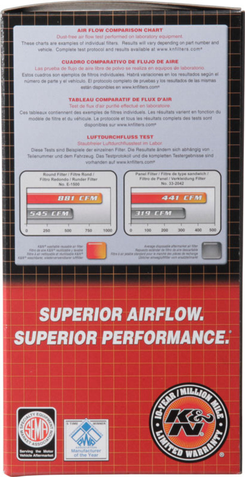 K&N Engineering K&N 09+ Nissan GTR Drop In Air Filter