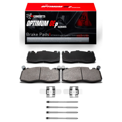 R1 Concepts R1 12-19 BMW M5 Front Optimum OE Pads & Hardware Kit