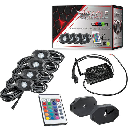 ORACLE Lighting Oracle Bluetooth + RF Underbody Rock Light Kit - 4 PCS - ColorSHIFT