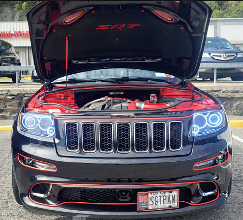 ORACLE Lighting Oracle Jeep Grand Cherokee 11-13 Triple Halo Kit - ColorSHIFT w/o Controller