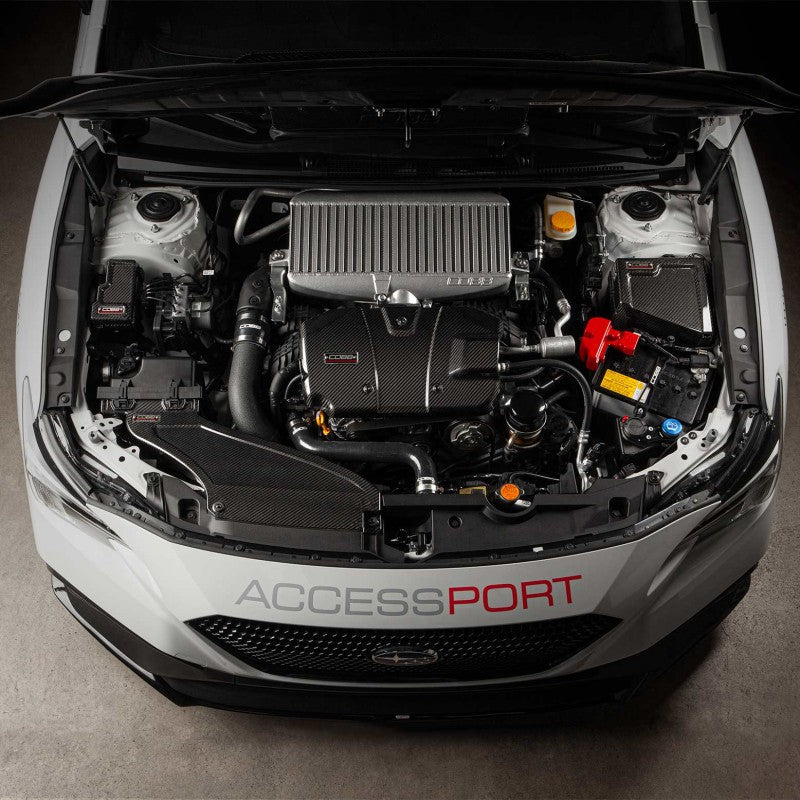 COBB 846665-KIT FUSE COVER KIT CARBON FIBER REDLINE FOR SUBARU WRX 2022-