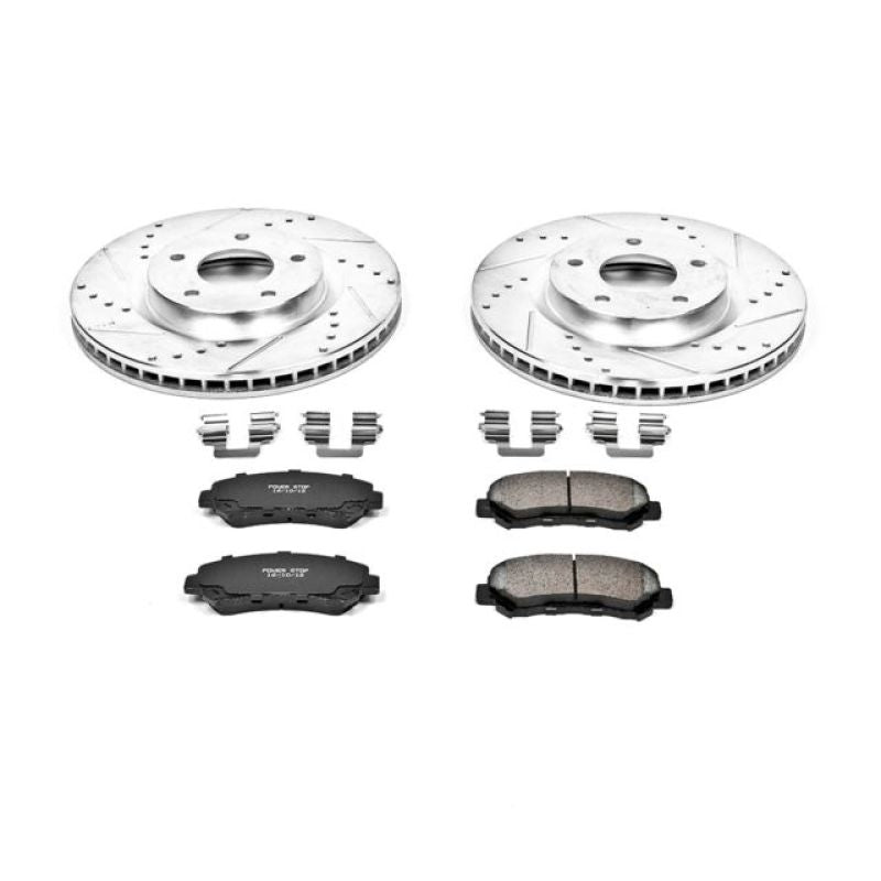 PowerStop Power Stop 08-14 Nissan Rogue Front Z23 Evolution Sport Brake Kit