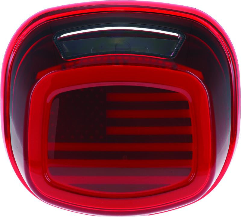 Kuryakyn Freedom Taillight Red Lens With License Light