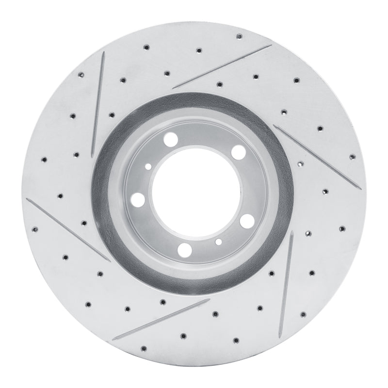 R1 Concepts R1 10-24 Audi RS E-Tron Gt Right Front Drilled & Slotted Geo-Carbon Rotor