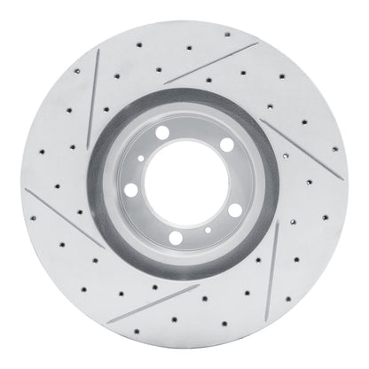 R1 Concepts R1 10-24 Audi RS E-Tron Gt Right Front Drilled & Slotted Geo-Carbon Rotor