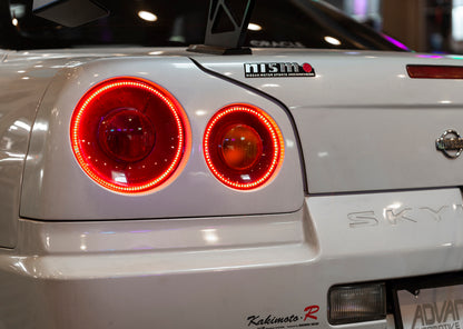 ORACLE Lighting Oracle Nissan Skyline 98-01 LED Halo Kit Tail Light Halo Kit - White