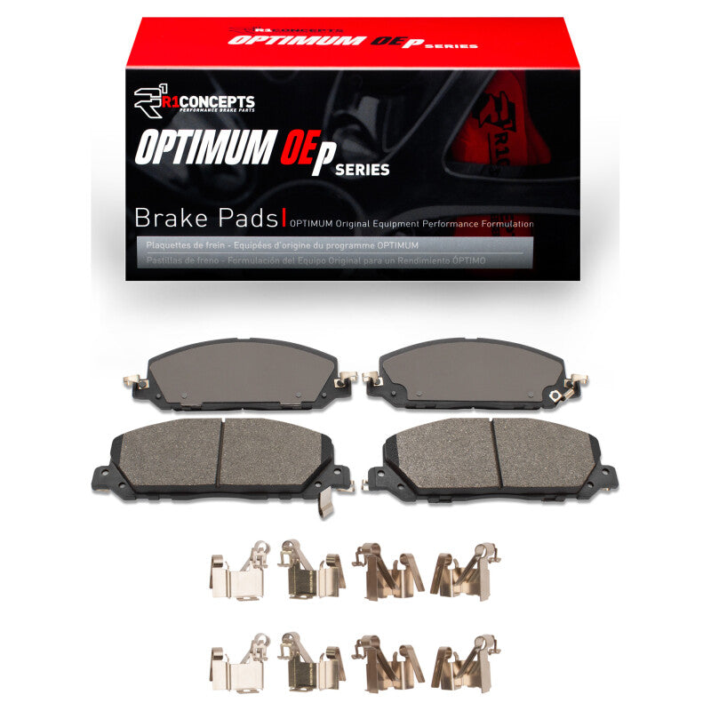 R1 Concepts R1 20-25 Ford Police Interceptor UTILITY Front Optimum OE Brake Pads & Hardware Kit