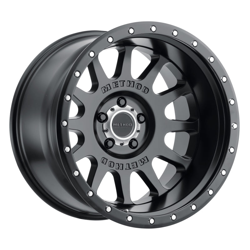 Method Wheels Method MR605 NV 20x9 -12mm Offset 5x150 110.5mm CB Matte Black Wheel
