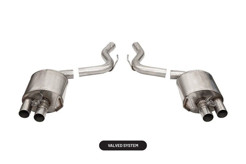 CORSA Performance Corsa 2015-2020 Ford Mustang GT350/R 5.2L V8 Dual Rear Axle-Back- Stainless Dual Rear Exit