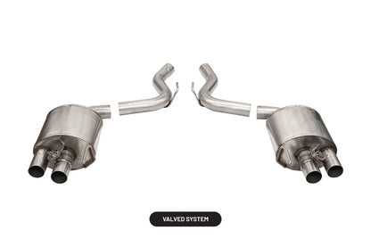 CORSA Performance Corsa 2015-2020 Ford Mustang GT350/R 5.2L V8 Dual Rear Axle-Back- Stainless Dual Rear Exit