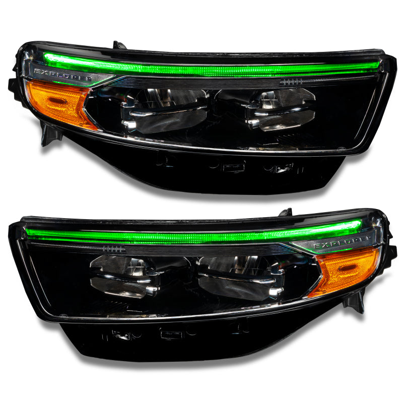 ORACLE Lighting Oracle 20-22 Ford Explorer Dynamic RGB Headlight DRL Kit - ColorSHIFT - w/ RF Controller