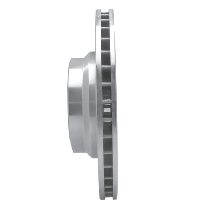 R1 Concepts R1 02-08 BMW 750LI Front Right Drilled & Slotted Silver Brake Rotor