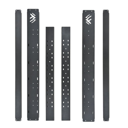 Westin Overland Cargo Rails 57in - Textured Black