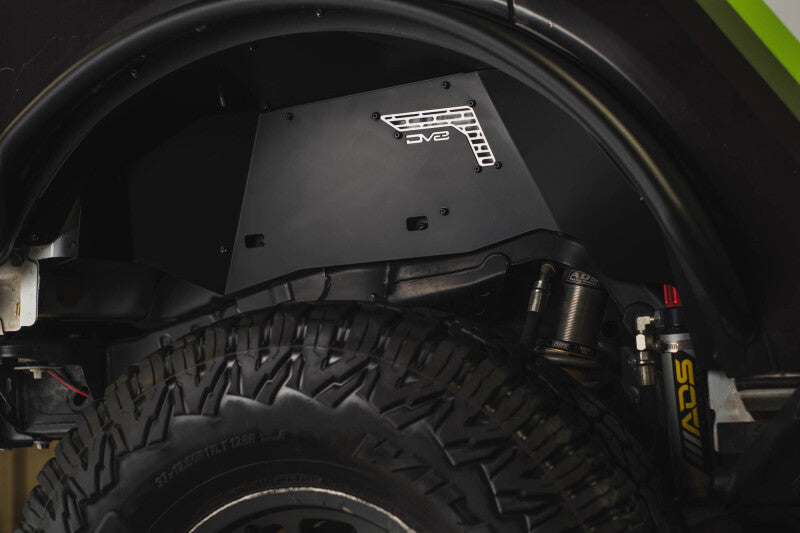 DV8 Offroad DV8 21-25 Ford Bronco Rear Aluminum Inner Fenders - Black